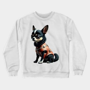 Chihuahua gentleman Crewneck Sweatshirt